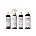 DandyMen Men’s Shower Set - Shampoo, Conditioner, Body Wash & Shower Oil - Cleansing & Moisturizing Grooming Kit for Hair & Skin (Saffron Ember)