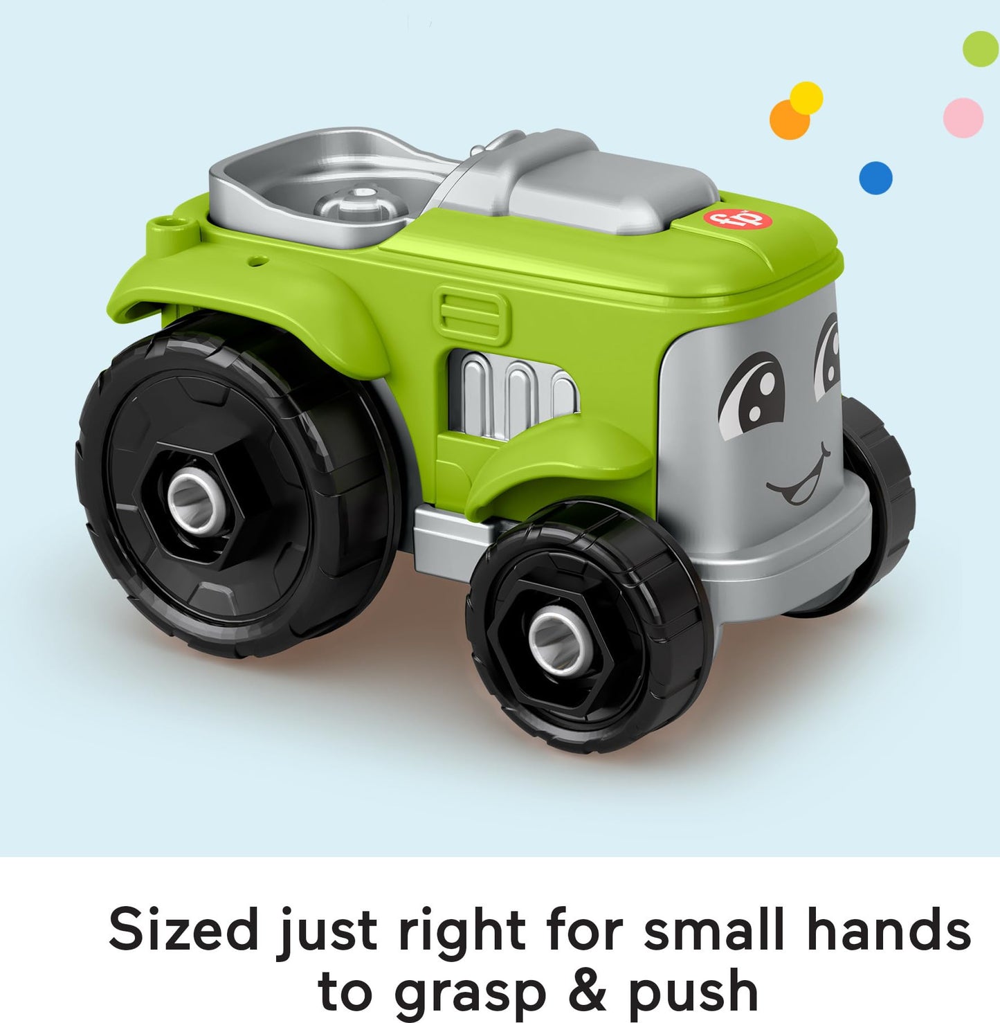 Fisher-Price Little People Toddler Toy Tractor and Farmer Character Figure for Preschool Pretend Play Kids Ages 1+ Years