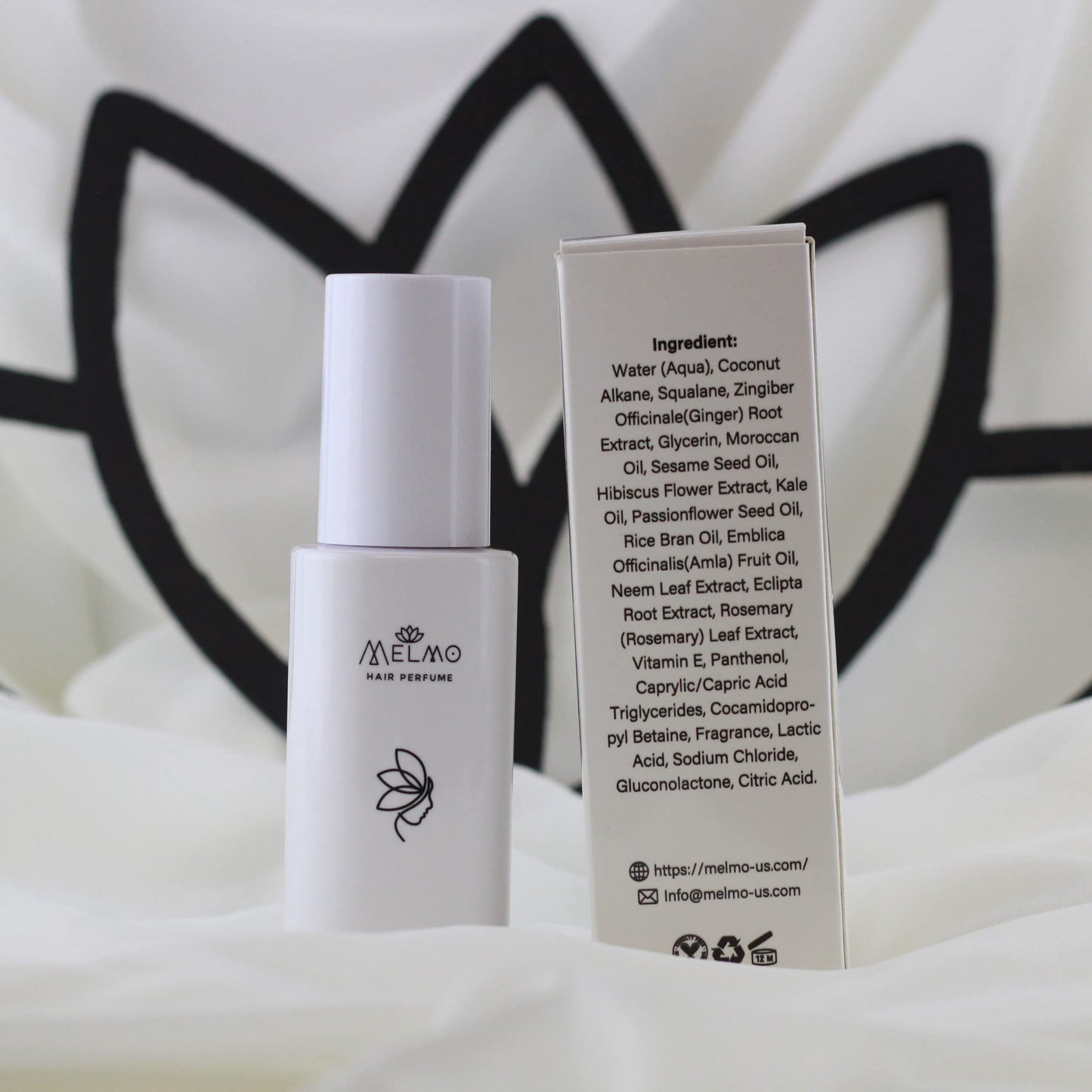 MELMO Hair Perfume - Vegan Organic Fragrance for Women, 100ml Long-lasting Scent with Essential Oils