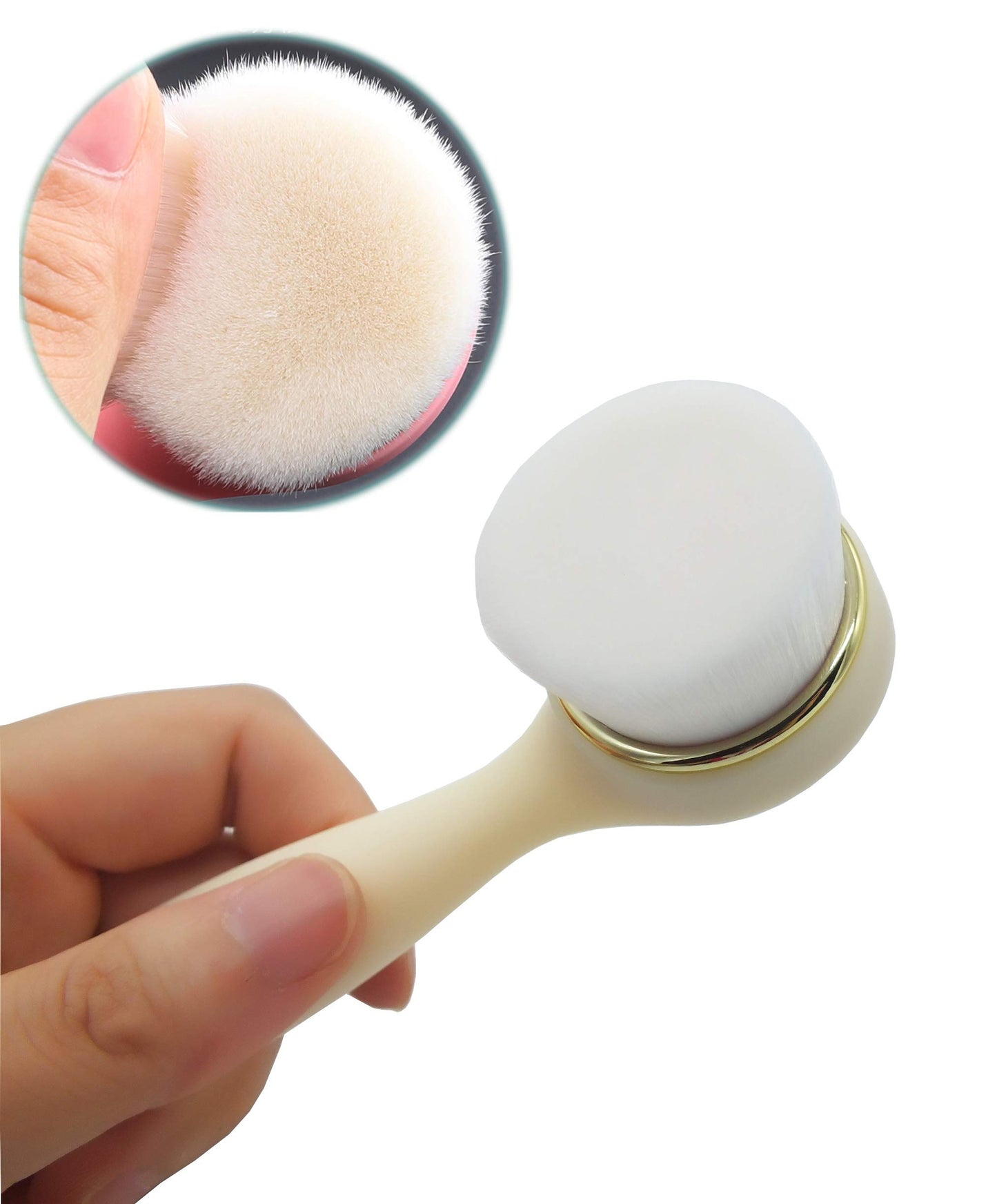 Ultra-Soft Facial Cleansing Brush - Makeup Removal & Pore Cleansing with Deep Exfoliation