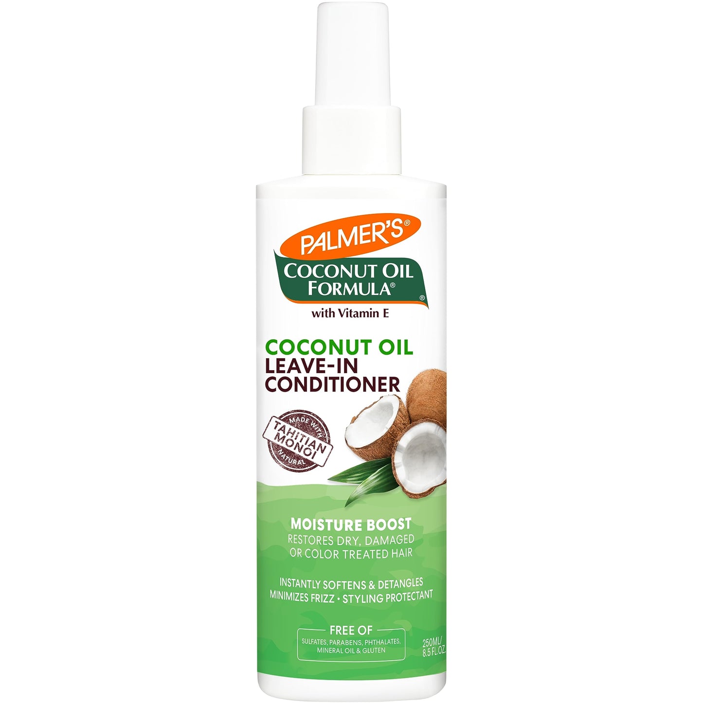 Palmer's Coconut Oil Formula Moisture Boost Leave-In Conditioner Spray, Instantly Detangle, Hydrate and Strengthen Textured and Curly Hair, 8.5 Ounce Beauty and Personal Care Palmer's Default Title