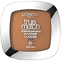 L'Oreal Paris True Match Super Blendable Oil Free Powder Foundation, C6 Medium, 0.33 oz, Packaging May Vary