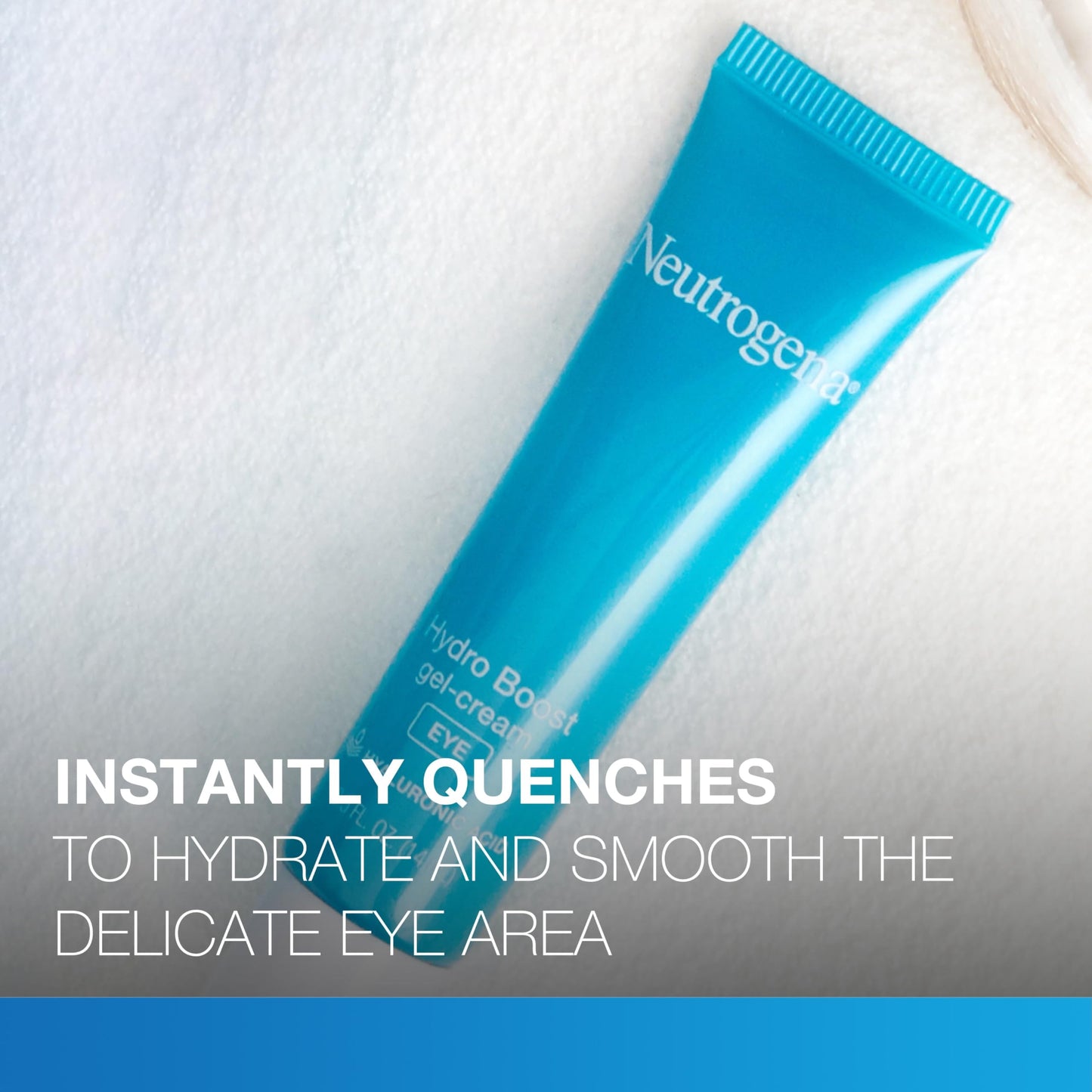 Neutrogena Hydro Boost Under Eye Cream, with Purified Hyaluronic Acid, Keeps Under Eye Area Looking Smooth & Hydrated, Fragrance Free