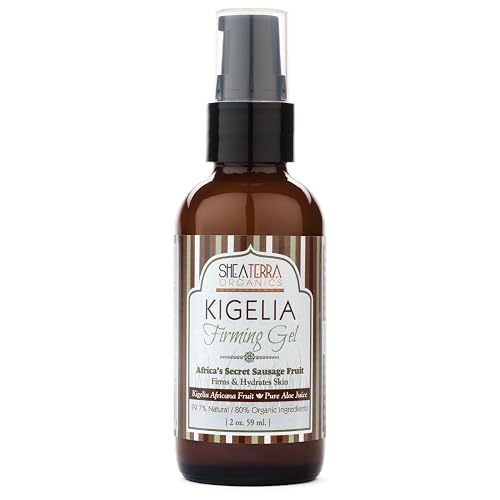 Shea Terra Kigelia Age Defense Collection - Firming Gel | Anti-Aging Face Gel with Plant Sterols to Firm, Hydrate & Smooth Skin - 2 oz