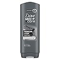 DOVE MEN + CARE Body and Face Wash Purifying Charcoal + Clay Body Wash for Men with 24-Hour Nourishing Micromoisture Technology 18 oz