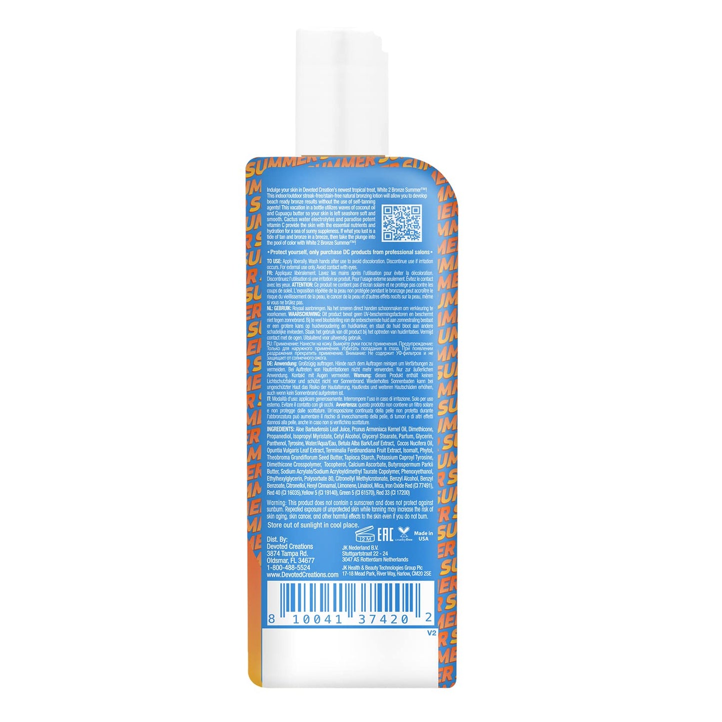Devoted Creations White 2 Bronze Summer Natural Bronzing Butter (251ml)
