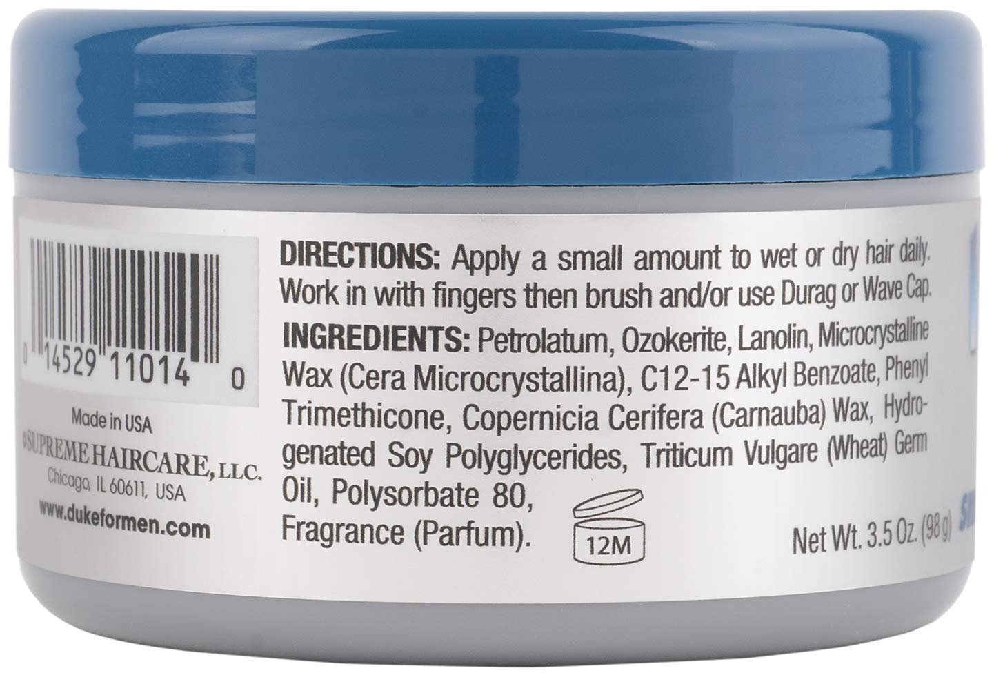 Duke Waves and Fades Smoothing Pomade