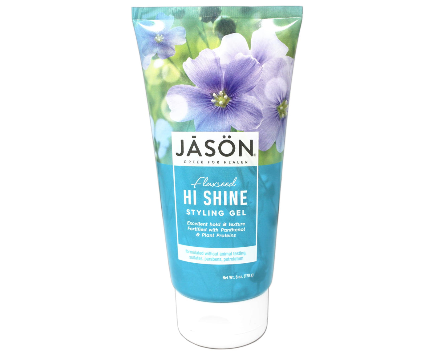 JASON Flaxseed Hi-Shine Styling Gel, 6 Ounce Tubes (Pack of 2)
