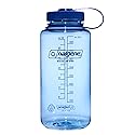 Nalgene Leak Proof Tritan BPA-Free Water Bottle - 32 oz Wide Mouth - Made in the USA for Outdoor Use & Daily Hydration (Baby Blue)