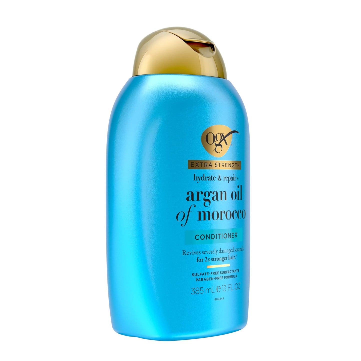 OGX Extra Strength Hydrate & Repair + Argan Oil of Morocco Conditioner for Dry, Damaged Hair, Cold-Pressed Argan Oil to Moisturize Hair, Paraben-Free