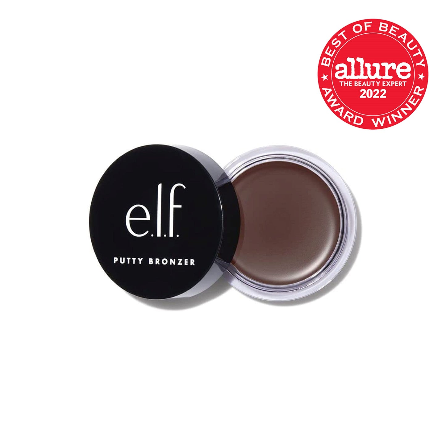 e.l.f. Putty Bronzer, Creamy & Highly Pigmented Formula, Creates a Long-Lasting Bronzed Glow, Infused with Argan Oil & Vitamin E, Cabana Cutie, 0.35