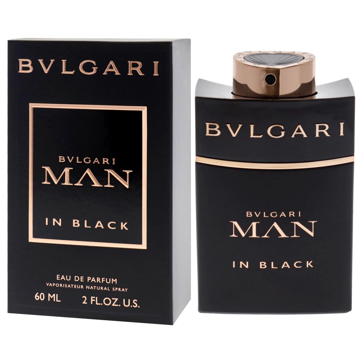 Bvlgari Man in Black Eau De Parfum Spray, 2 Ounce