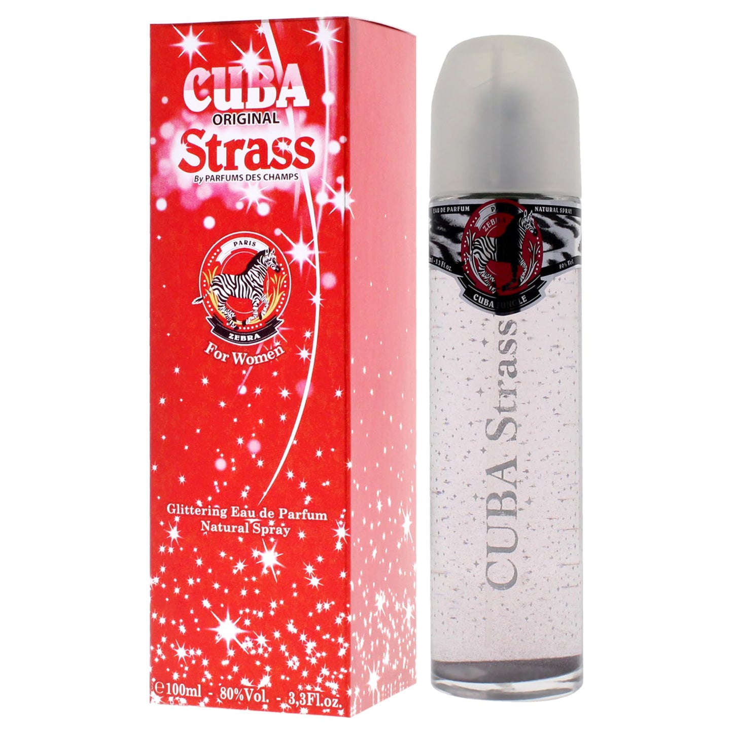 Cuba Cuba Strass Zebra Women EDP Spray 3.3 oz