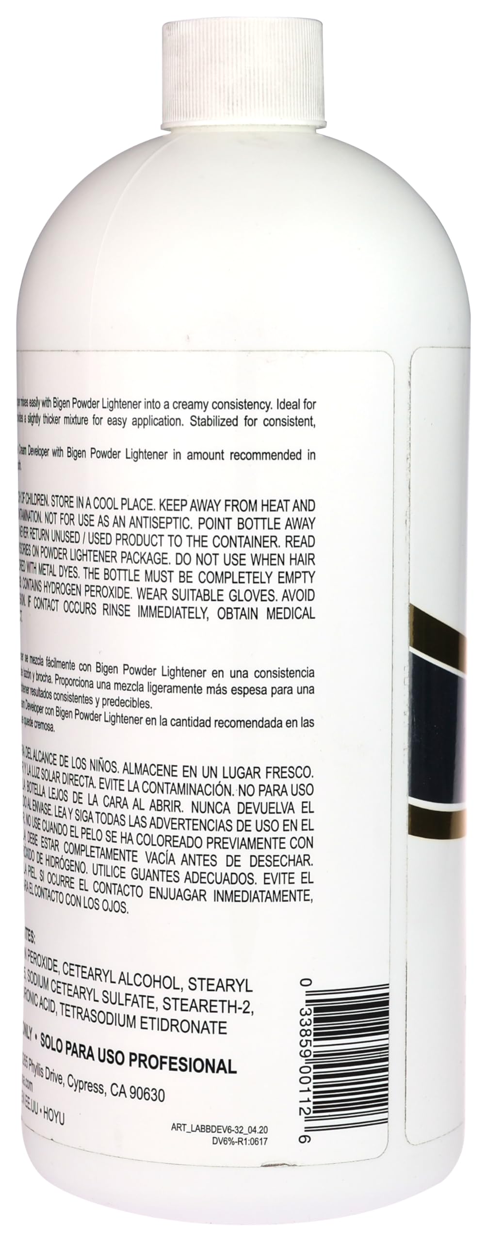 Bigen Cream Developer - 20 Volume - 32 fl oz (Pack of 1)