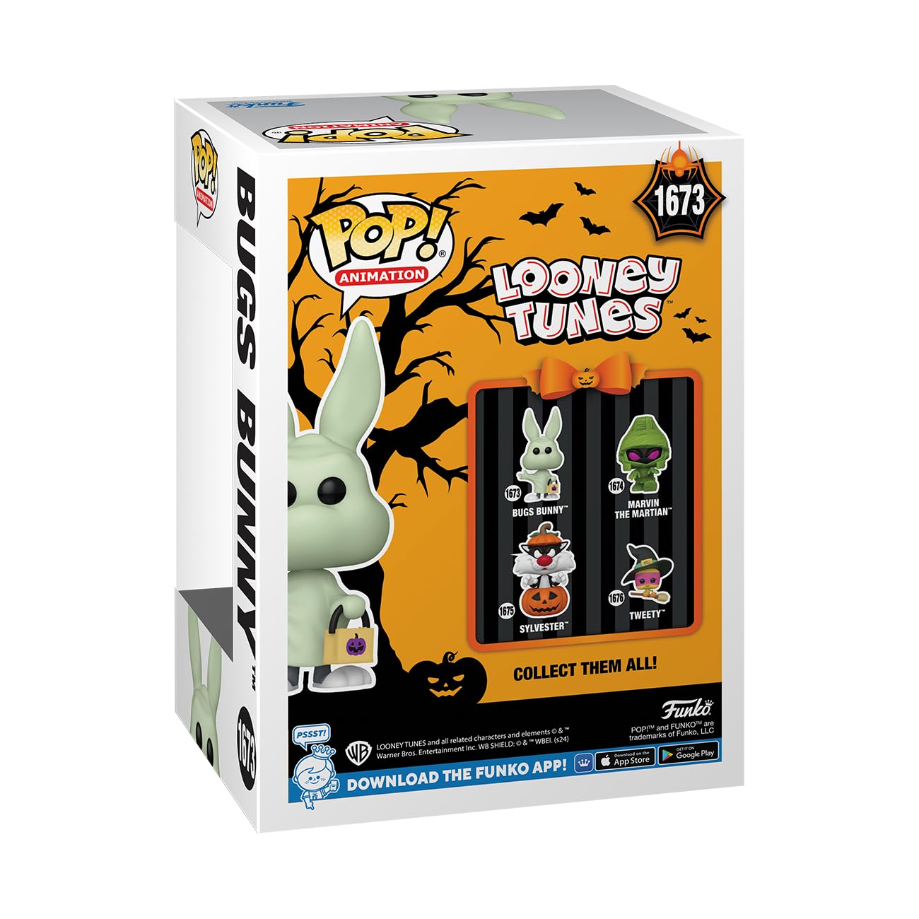 Funko POP! Animation: Bugs Bunny - (Ghost) - Looney Tunes - Collectable Vinyl Figure - Gift Idea - Official Merchandise - for Kids & Adults - Horror…