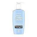 Neutrogena Fresh Foaming Gentle Daily Facial Cleanser & Makeup Remover, Soap Free, Removes Dirt, Oil & Waterproof Makeup, Non-Comedogenic