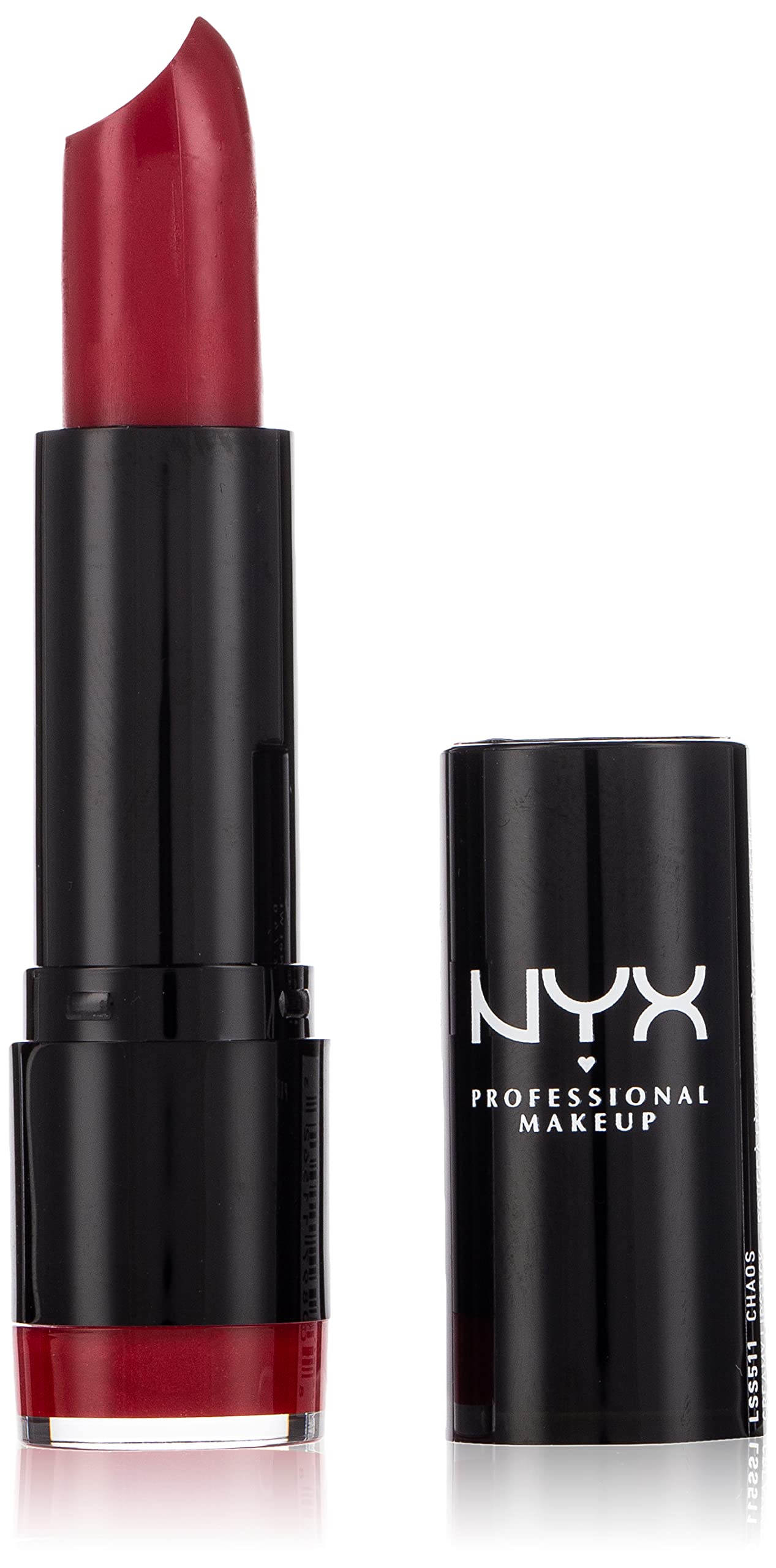 NYX PROFESSIONAL MAKEUP Extra Creamy Round Lipstick - Chaos (Strawberry Pink)