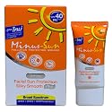 Minus-Sun SPF40 PA+++ (White) Pollution Protection Mousse 30 Gram. Facial Sun Protection Silky Smooth Plus UVA1 UVA2 and UVB Protection