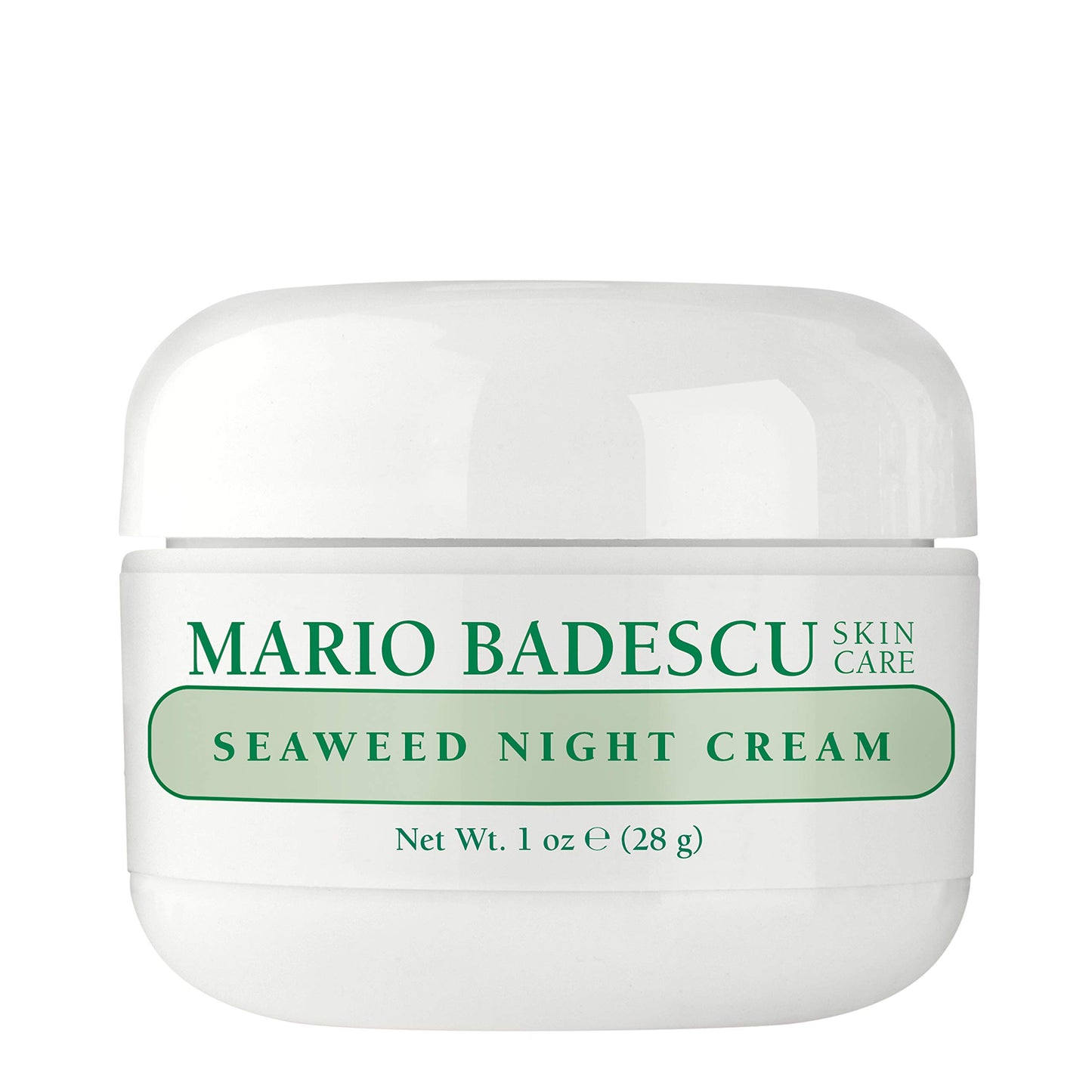 Mario Badescu Seaweed Night Cream for Women Anti Aging Oil-Free Moisturizer with Collagen & Sodium Hyaluronate, Ideal for Combination, Oily or