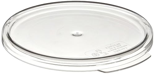 Cambro RFSCWC2 Camwear Clear Polycarbonate Round Lid for 2 qt and 4 qt Capacity Food Storage Container