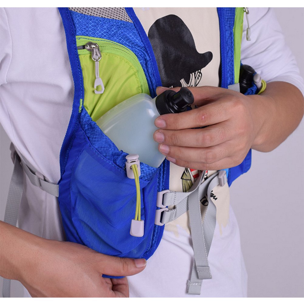 Zulaniu Sports Running Water Bottles - Pack of 2, for Hydration Belt or Vest - Ideal for Running Hiking Cycling (280ml/10oz)