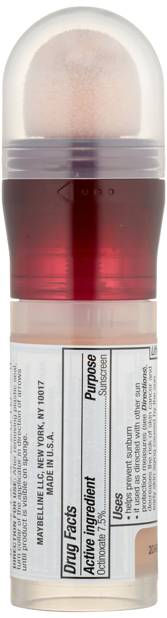 Maybelline Instant Age Rewind Eraser Treatment Makeup, Creamy Natural, 0.68 fl. oz.