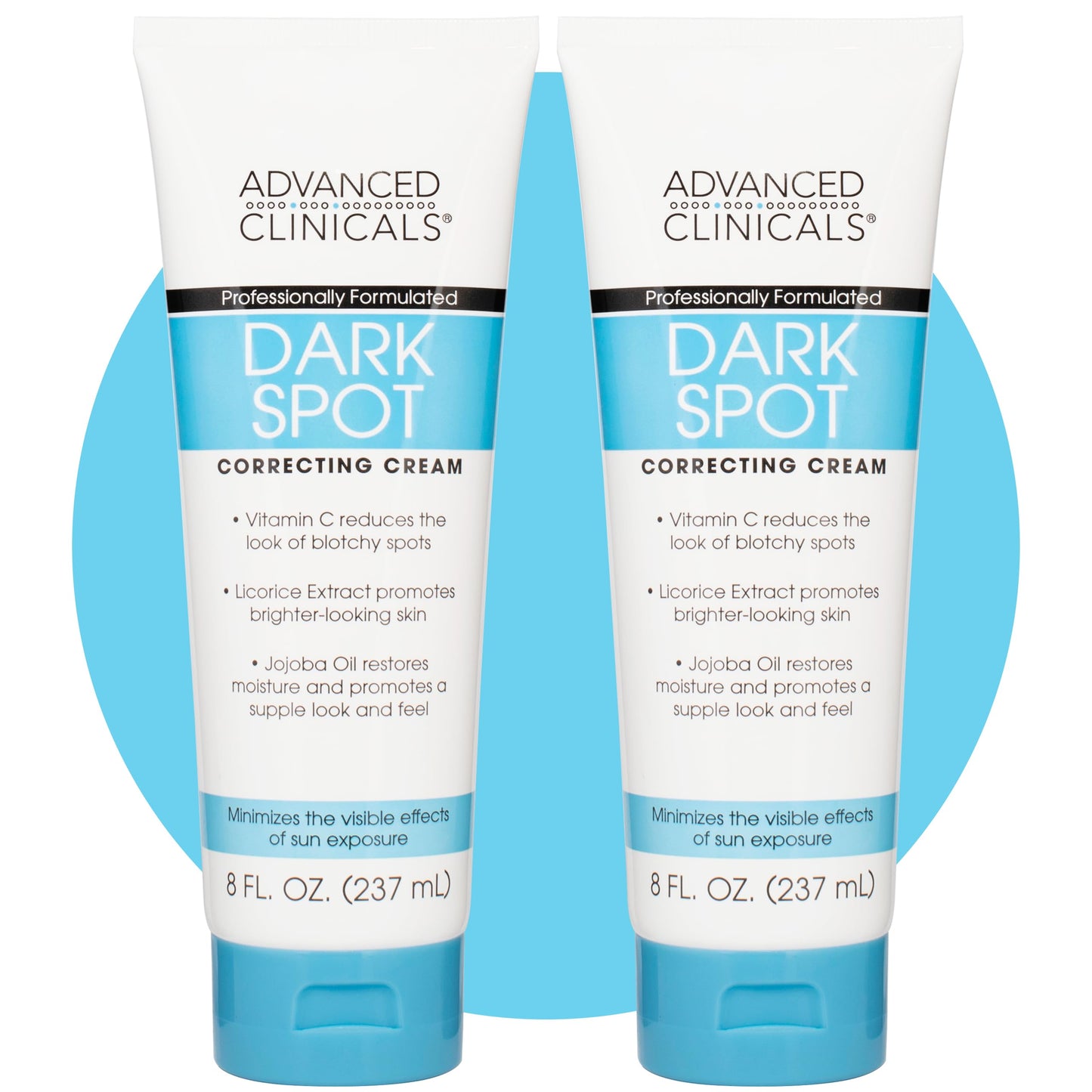 Advanced Clinicals Dark Spot Vitamin C Cream For Face, Hand, & Body Lotion, Anti Aging Therapeutic Skin Care Moisturizer Lotion Reduces Appearance