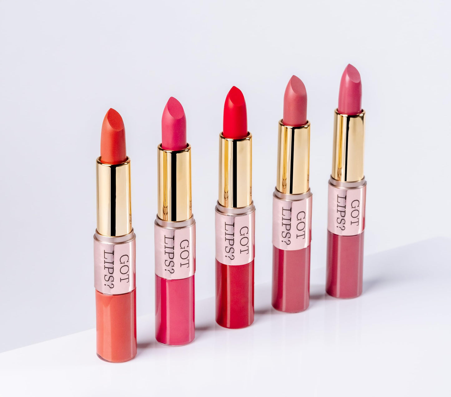 Got Lips? 2in1 Matte Lipstick & Liquid Lipgloss Lipstick - Richly Pigmented, Nourishing, Hydrating, Lightweight Velvety, Kissable, Anti-Smudging, Long
