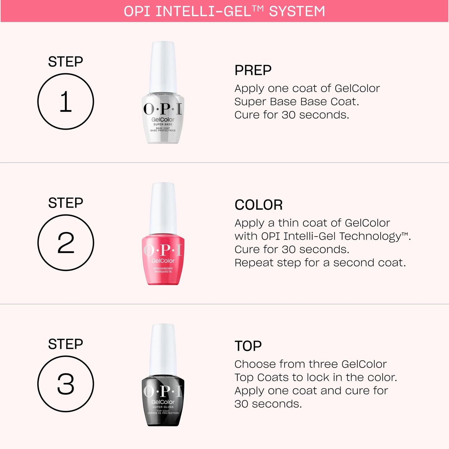 OPI GelColor Super Gloss Top Coat | LED Cure Gel Nail Polish with High Shine Finish | Protects Color, Scratch-Resistant & Prevents Chipping | 0.5 Fl Beauty and Personal Care OPI
