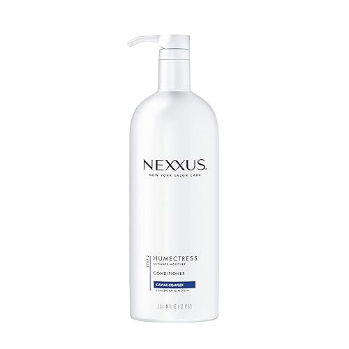 Nexxus Humectress Moisturizing Conditioner for Dry Hair Ultimate Moisture Silicone-Free, Moisturizing ProteinFusion with Elastin Protein and Green