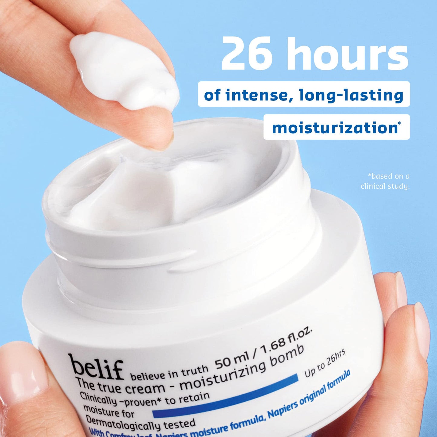 belif The True Cream Moisturizing Bomb with Oak Husk and Vitamin B | Moisturizer | Good for Dry Skin, Dryness Dullness, and Uneven Texture Beauty and Personal Care belif
