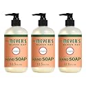 Mrs Meyers Hand Soap Geranium 12.5 Ounce Pump (370ml) (3 Pack) Beauty & Personal Care Mrs. MEYER'S