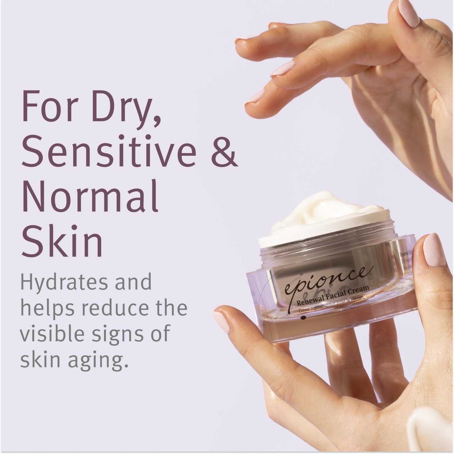 Epionce Renewal Facial Cream - Hydrating Anti-Aging Moisturizer | For Dry, Sensitive to Normal Skin | Fine Lines & Wrinkles | Dermatologist Skincare