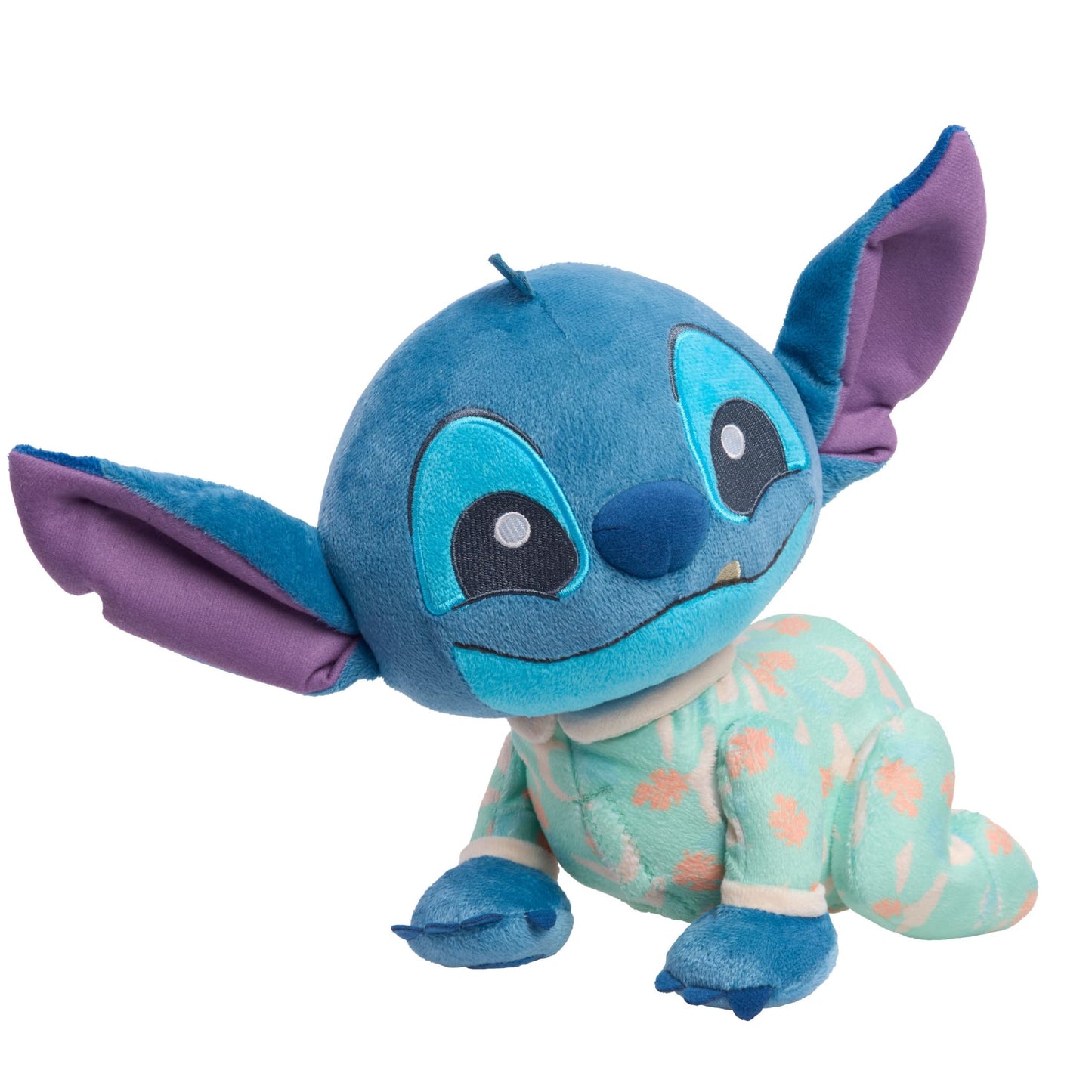 Just Play Disney Baby Musical Crawling and Talking Pals, Stitch, Interactive Plush Toy, Kids Toys for Ages 09 Month
