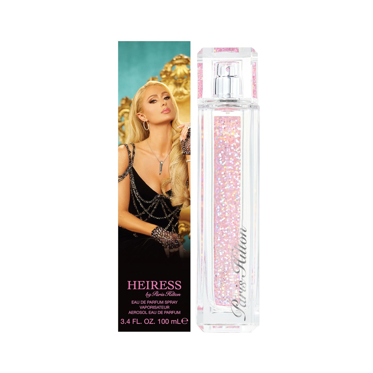 Paris Hilton Heiress Eau de Parfum Spray Perfume for Women | Floral Fragrance | Sophisticated and Elegant | Notes of Citrus, Jasmine, Tonka and Blonde