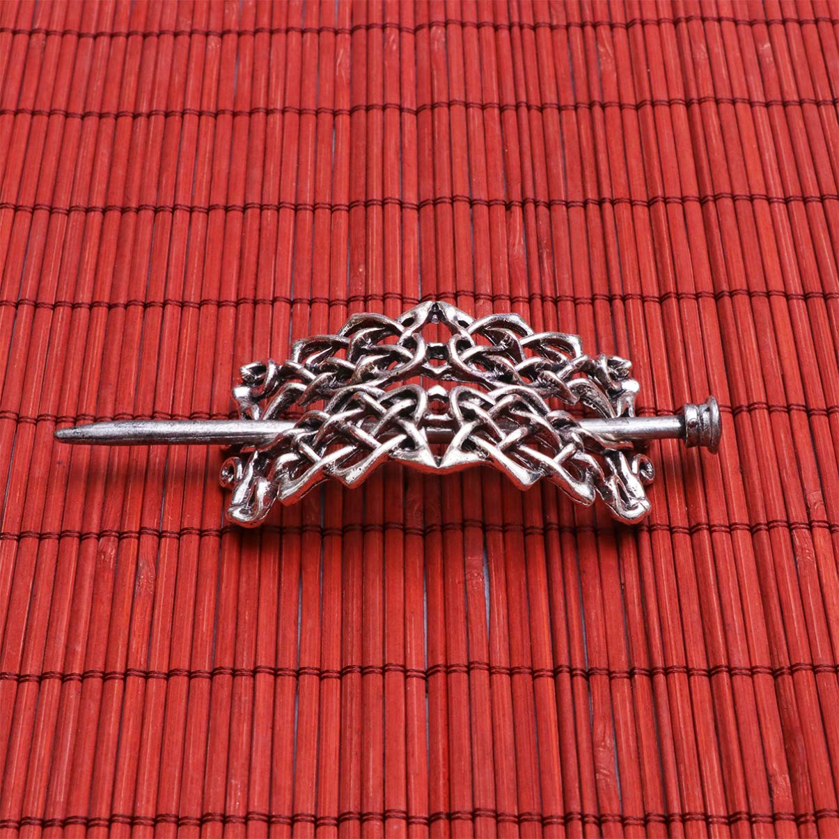 Viking Knot Hair Clips Alloy Retro Hair Slide Barrettes Hair for Long Hair