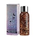 JUDEWY Body Glitter Gel, Face Glitter Body Glitter Glitter Liquid Eyeshadow, Face Hair Nail Glitter, Holographic Makeup Festival Glitter Makeup (08)
