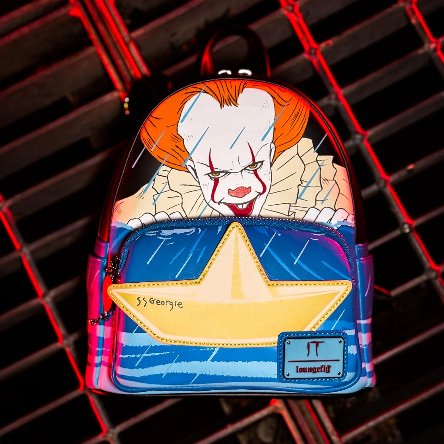 Loungefly IT Pennywise Gutter Scene Cosplay Mini Backpack vRare Exclusive