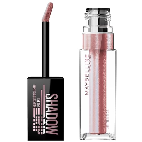 MAYBELLINE Shadow Drip Eye Tint Liquid Eyeshadow, High-Impact, Lightweight Shimmer Eye Shadow with Up To 16HR Wear, Amethyst Drip, 1 Count