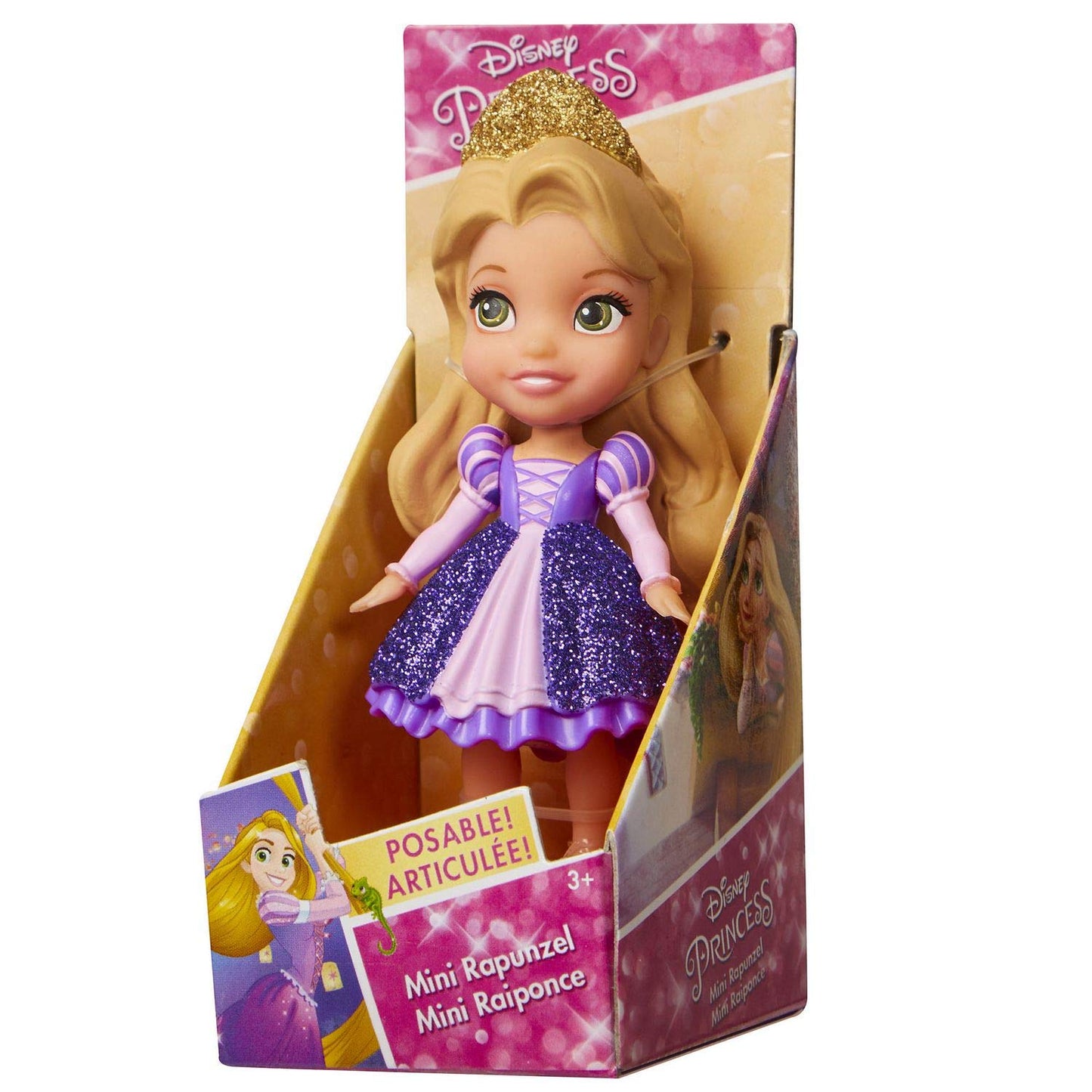 Jakks Pacific Princess Doll Disney-Rapunzel, Multi-Colour, 7.5 cm (84632)