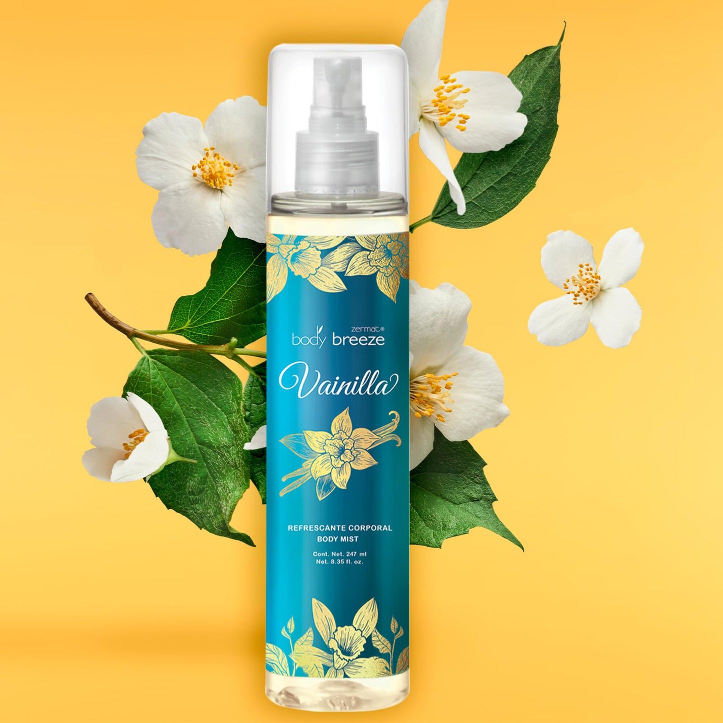 Zermat Vanilla Perfume for Women, Body Mist with Glycerin, Hydrating and Long-lasting Scent, 8.35 Fl. Oz.