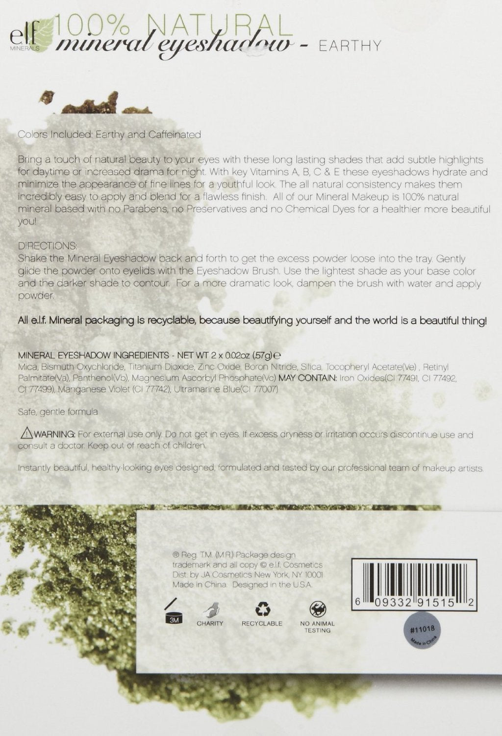 e.l.f. Mineral Eyeshadow Set, Earthy