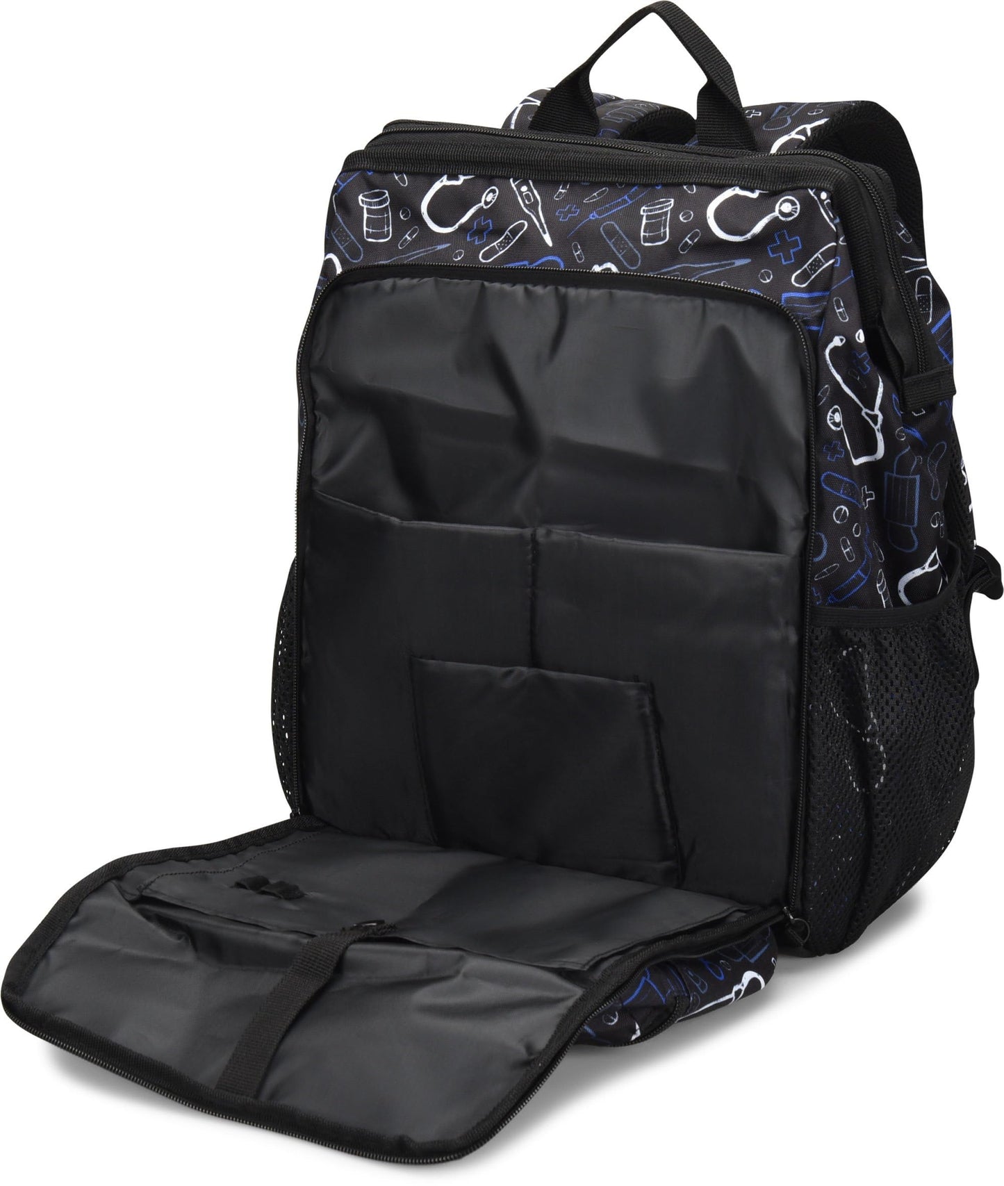 Nurse Mates Ultimate Backpack | Heavy Duty Zippers | Multiple Storage Compartments| Laptop Interior Compartment
