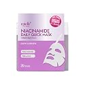 Epielle Niacinamide Korean Face Masks 20 Pack - Pore Minimizing Sheet Masks with Bakuchiol for Glowing Skin, Stocking Stuffers for Women K-Beauty