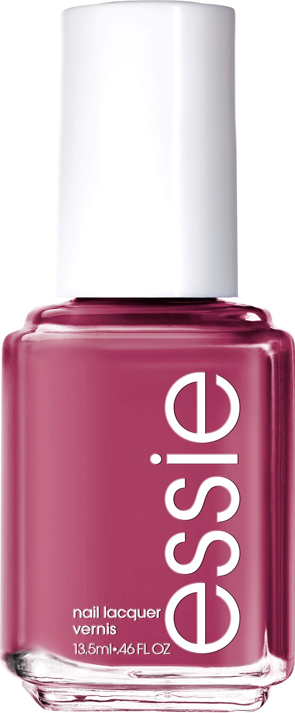 essie salon-quality nail polish, vegan, raspberry purple, Drive-In & Dine, 0.46 fl oz