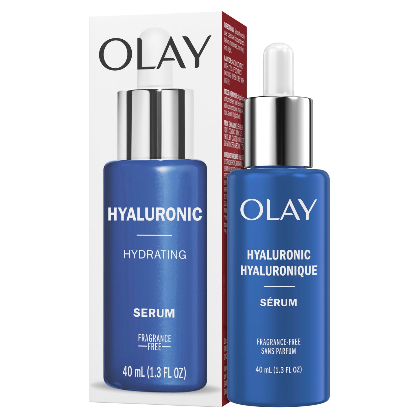 Olay Hyaluronic Hydrating Serum, Fragrance-Free, 1.3 o