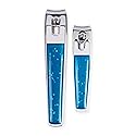 TRIM Azure Collection Clipper Set - Precision-Ground Cutting Edges for Clean, Even Cuts - Convenient and Easy to Use - Perfect for at-Home Manicures