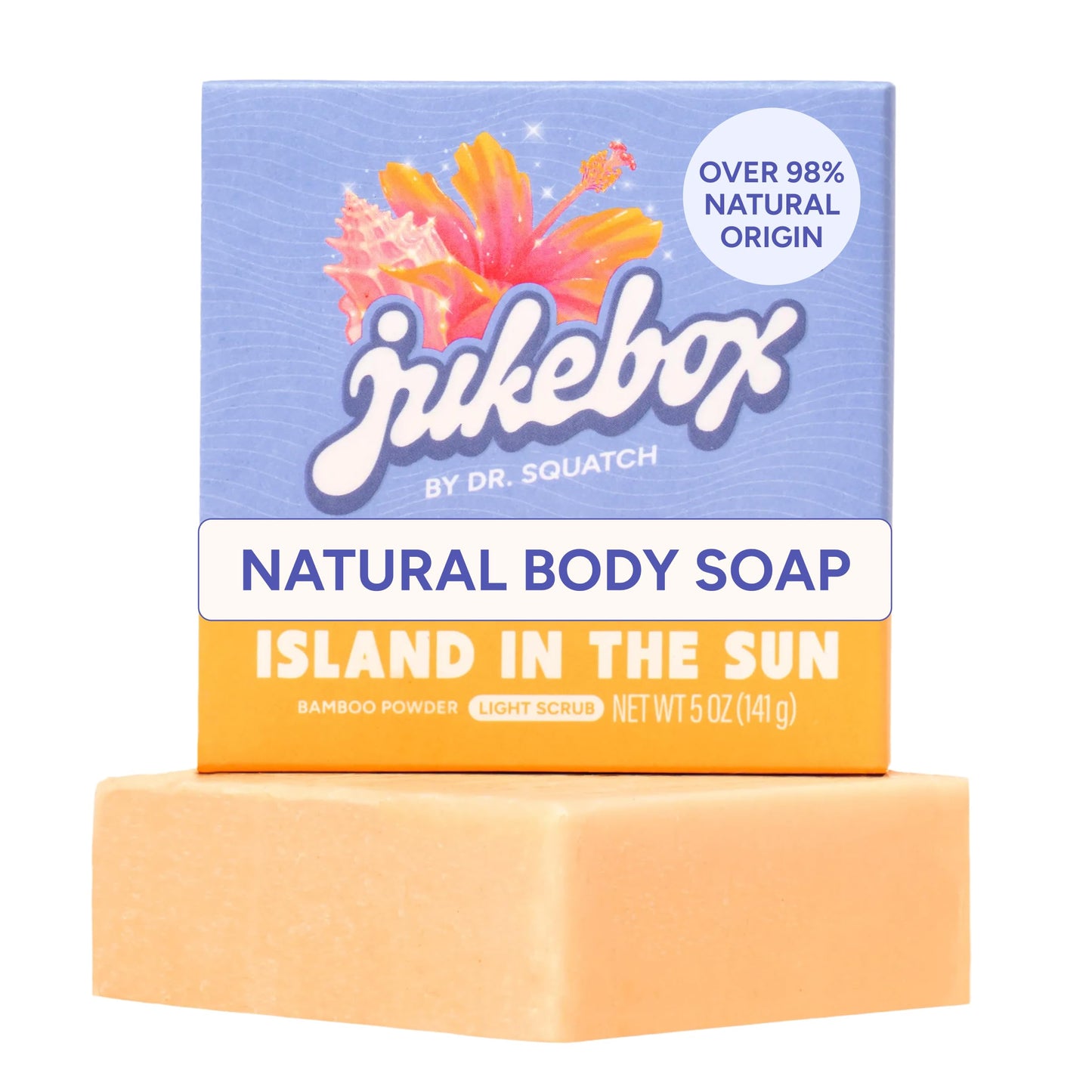 JUKEBOX Natural Women’s Bar Soap - Creamy Lather - Shower & Bath Soap, Crafted Using Cold Process With Natural Oils - No Harsh Ingredients - Island in