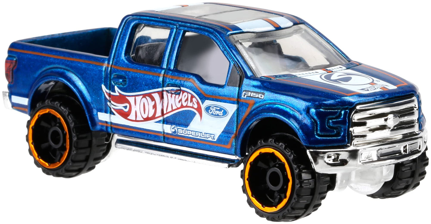 Hot Wheels 2016 HW Hot Trucks '15 Ford F-150 141/250, Blue