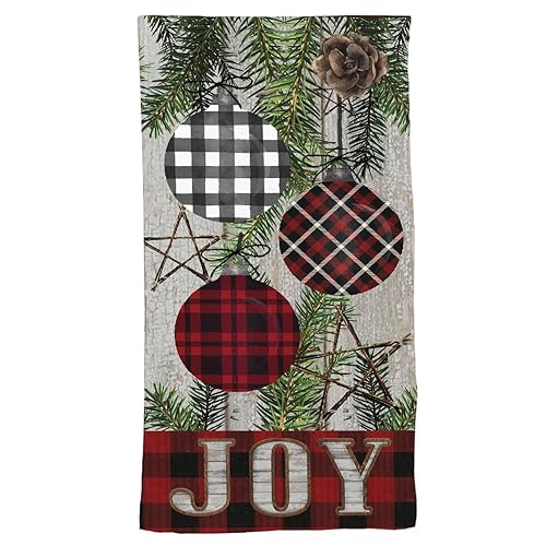 Briarwood Lane Patterned Ornaments Cotton Hand Towel